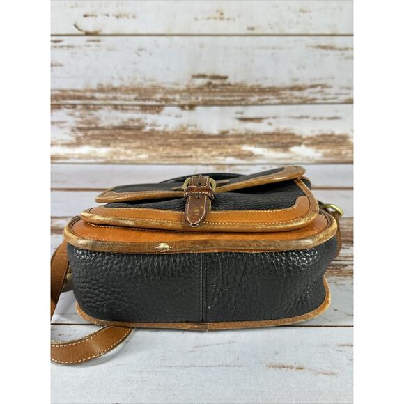 Vintage Dooney & Bourke AWL Rare Surrey Carrier Satchel Crossbody 90’s Handle - Picture 5 of 9